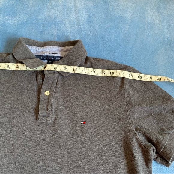 Tommy Hilfiger Polo Shirt sizeL/G grey - Picture 9 of 12